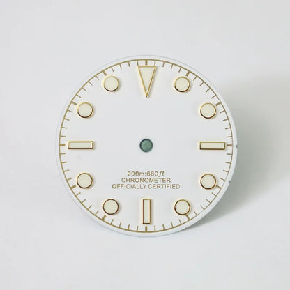 28.5mm Retro Dial No Date BGW9 C3 Lume NH35NH36 Movement