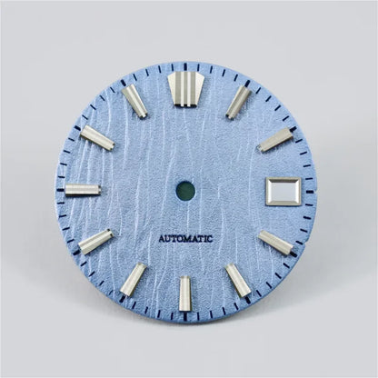28.5mm Birch Dial GS MOD Blue Lume NH35 movement No Lume