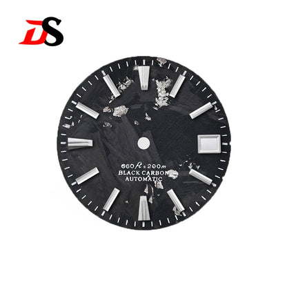 28.5mm Carbon Fiber Dial CTZ Index Custom Logo NH34 NH35 Movement No Lume