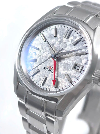 62GS 38mm Yunhai Sakura Man Ladies Watch Stainless Steel Glass AR Coating High Quality Automatic NH34GMT Movement