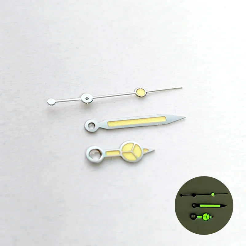 Mercedes Watch Hand for Nh35 Vintage beige