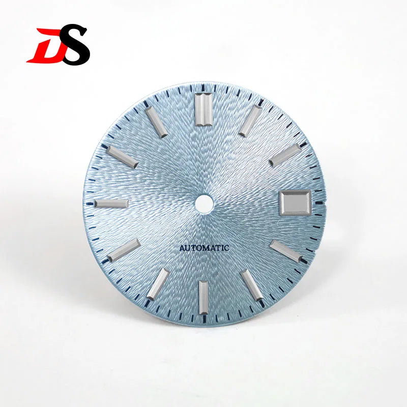 28.5mm Invisible Texture Sunburst No Lume NH35 Movement Multiple Colors