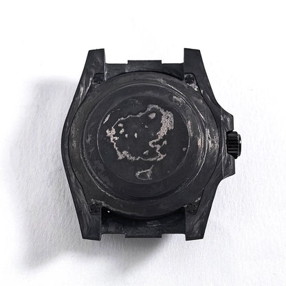 40.5mm Carbon Fiber SUB Diving Case Sapphire Glass for 3135 Movement 28.5-29mm Dial