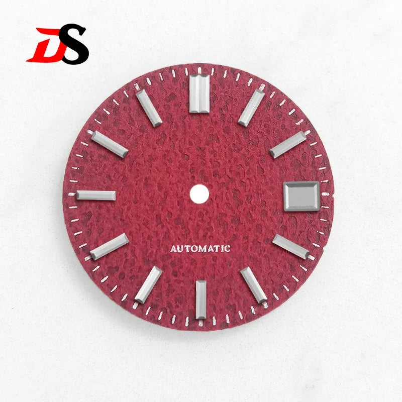 28.5mm Dial Texture Watch Faces No Lume Modified for Nh36 Nh35 Movement