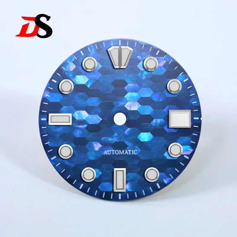 28.5mm Dial Mosaic Mother-of-pearl Dial BGW9 C3 Lume MOD NH35 Movement