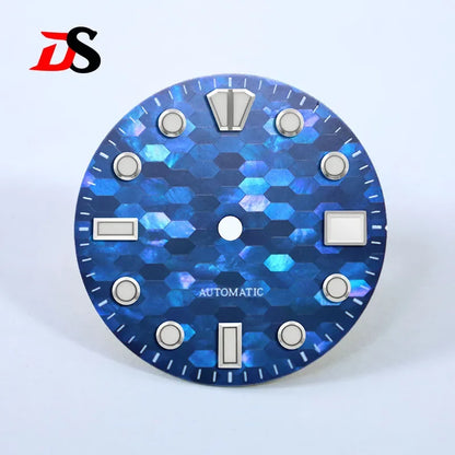 28.5mm Dial Mosaic Mother-of-pearl Dial BGW9 C3 Lume MOD NH35 Movement