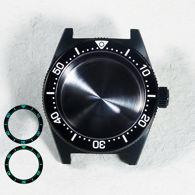 62MAS 40mm Black Case PVD Stainless Steel Case Sapphire Glass AR Coating NH34GMT NH35 Arab Bezel Ceramic