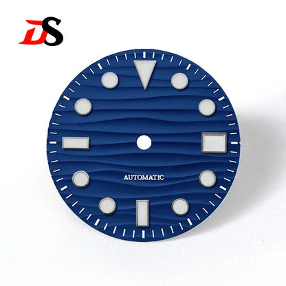28.5mm Sea Wave Dial YM BGW9 C3 Lume Date NH35 NH34 Movement