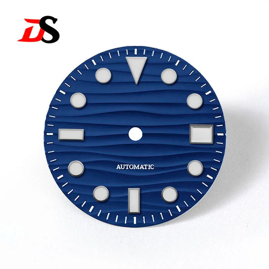 28.5mm Sea Wave Dial YM BGW9 C3 Lume Date NH35 NH34 Movement