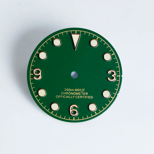 Retro 28.5mm Matte Dial Tudo 369 Beige Lume NH35 Movement