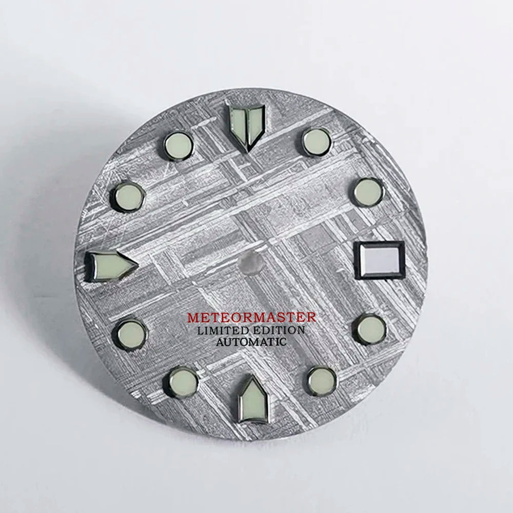 Natural Gray Meteorite Dial