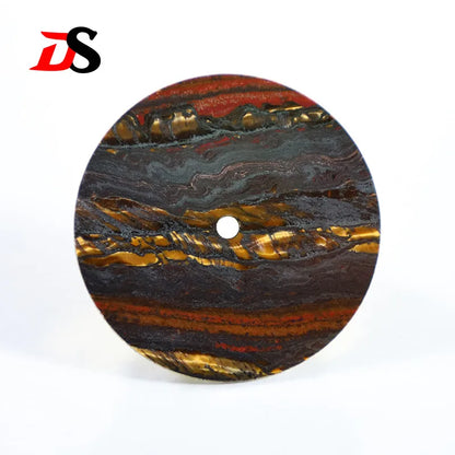 Blank Iron Tiger's Eye Dial High Quality No Lume No Date NH38 Movement Natural Stone