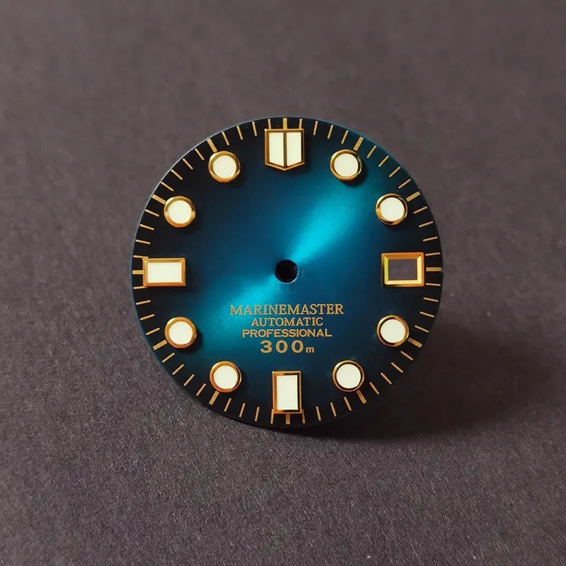 Marinemaster MM Index Dial Gold BGW9 C3 Lume for NH35NH36 Movement 28.5mm