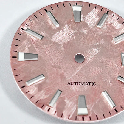 NH35 Dial Sakura Dial 28.5mm Blue Lume SKX007 for NH35NH36 Automatic Movement