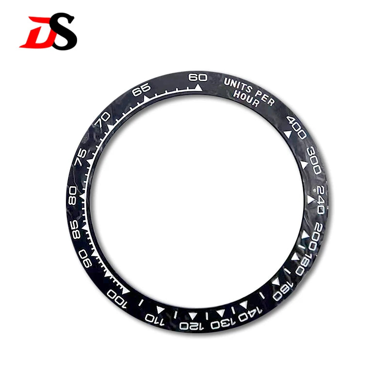 Carbon Fiber Bezel 38.5mm*30.5mm Inclined Insert Module Watch Accessories High Quality Watch Bezel