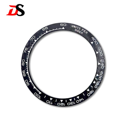 Carbon Fiber Bezel 38.5mm*30.5mm Inclined Insert Module Watch Accessories High Quality Watch Bezel