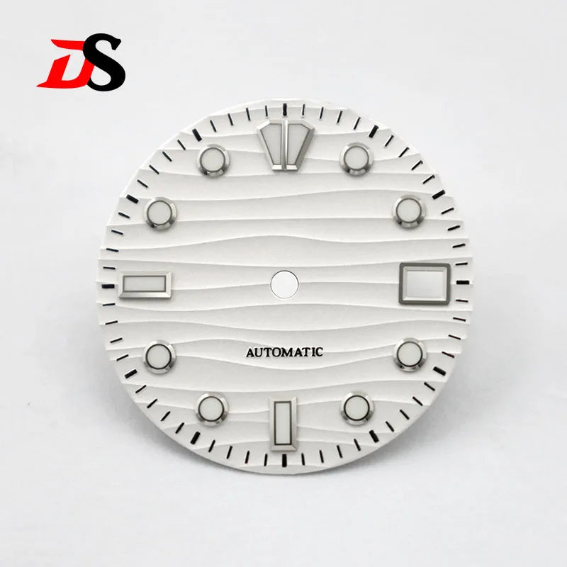 DS 28.5mm Sea Wave GS Dial BGW9 C3 Lume Date NH35 Movement