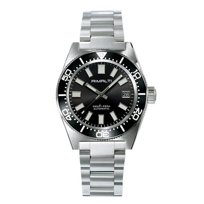 RIMALTI 62MAS 40mm Watch Sunburst Dial Classic Men's Watch Nh35 Automatic Movement Waterproof Luminous Sapphire Glass