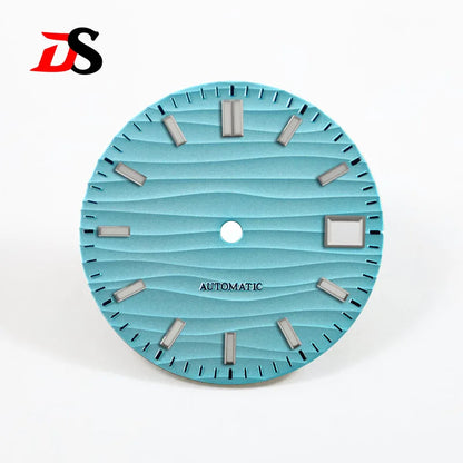 Wave Dial BGW9 lume 3 o'clock For NH35 Movement 28.5mm NH34