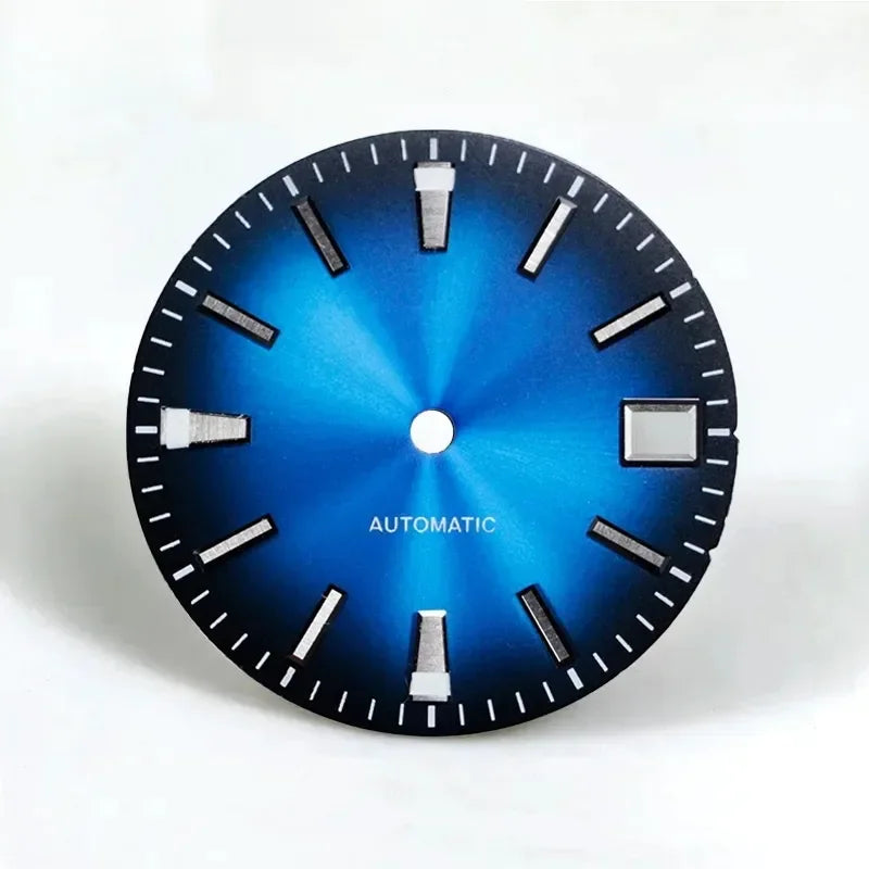 Gradient 28.5mm Dial Blue Lume sunburst Dial NH35 Movement