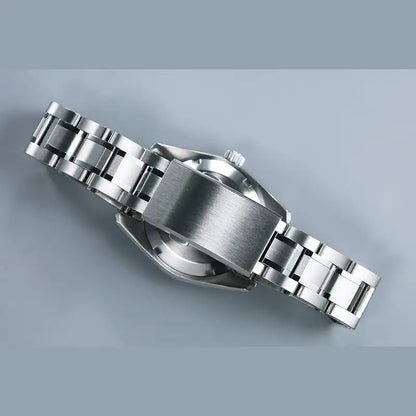 38mm CTZ Case with Bezel 38x30.6mm One-way Rotating Sapphire Crystal AR NH35 for 28.5mm NH34 120 Clicks
