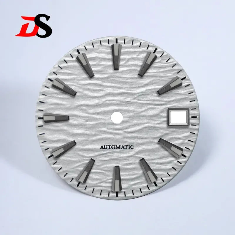 28.5mm Gradient Wave Pattern Dial Blue Lume for NH35/NH38 Movement