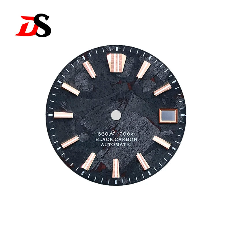 28.5mm Carbon Fiber Dial CTZ Index Custom Logo NH34 NH35 Movement No Lume