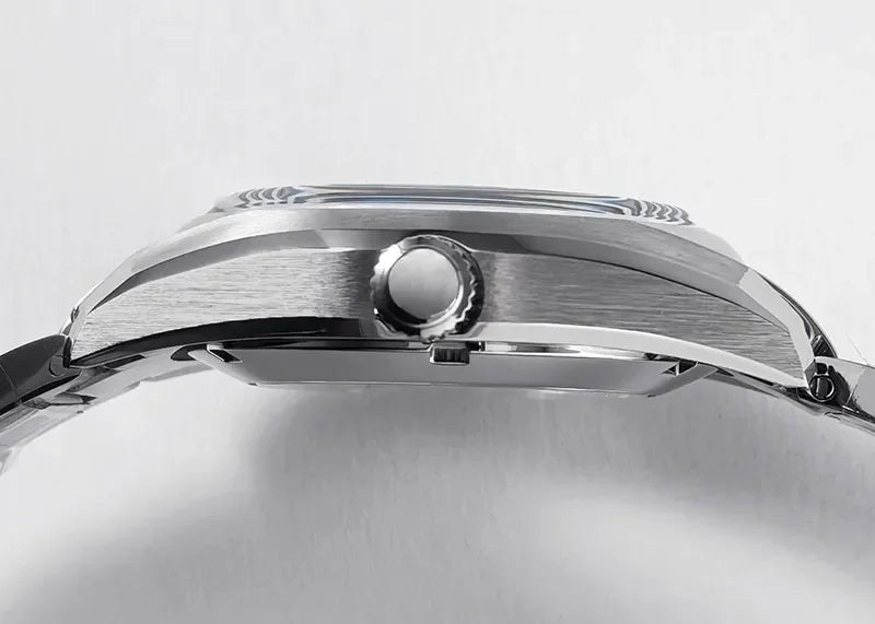 62GS 38mm Sakura Stainless Steel Watch Dome Sapphire Glass AR Coating High-quality Men's Watch NH35 Movement