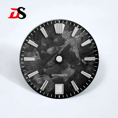 6 O'clock Date Shunbun and Sea of Clouds Dial NH35 No Lume Sakura Pink Spring 28.5mm for SKX007 GS Mod