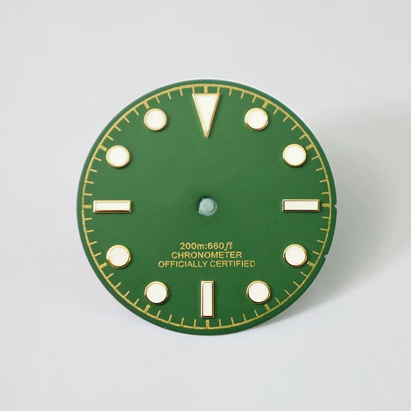 28.5mm Retro Dial No Date BGW9 C3 Lume NH35NH36 Movement