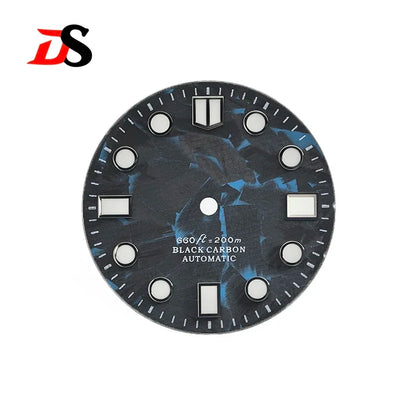 Carbon Fiber Dial NO Date NH35NH38 Movement BGW9 Blue/C3 Green Lume