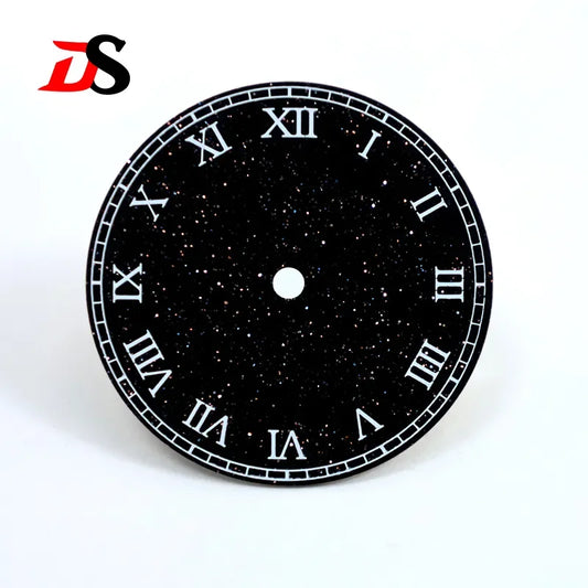 Black Sands 28.5mm Dial Blue Starry Sky Roman Tick Mark NH35 Movement Blue Sands No Date