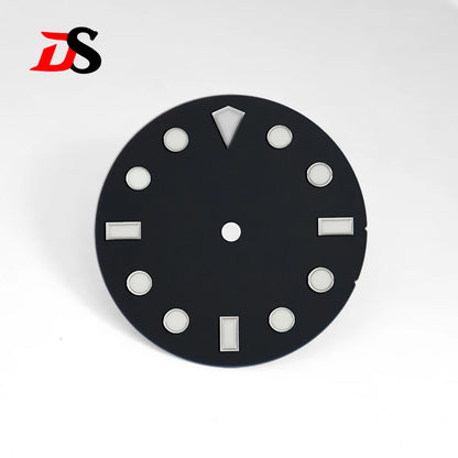 28.5mm Fine Sand Dial No Tick Mark No Literal Diamond Index BGW9 Blue Lume NH35 No Date