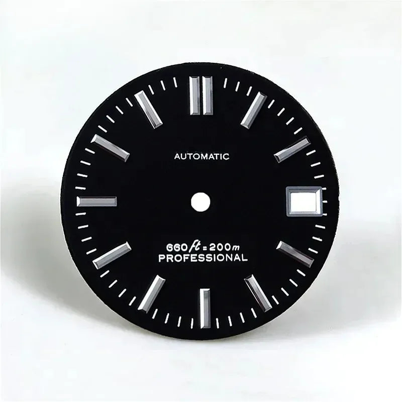 28.5mm Gradient Dial No Lume Matte Balck Dial NH35 Movement