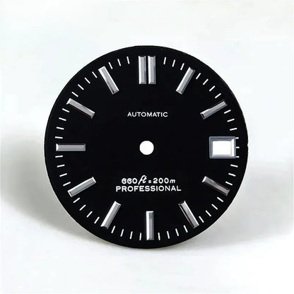 28.5mm Gradient Dial No Lume Matte Balck Dial NH35 Movement