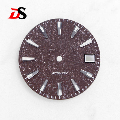 Artistic Retro Dial Brown Snowflake Cherry Blossom Sea of Clouds Texture Night NH35NH36 28.5mm