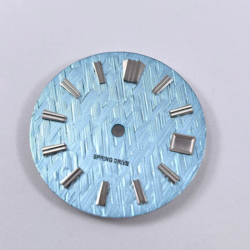 28.5mm Ice Forests Dial NH34 NH35 Movement Blue Lume Date