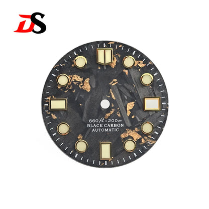 Carbon Fiber Dial NO Date NH35NH38 Movement BGW9 Blue/C3 Green Lume