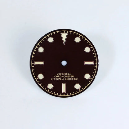 28.5mm Retro Dial No Date BGW9 C3 Lume NH35NH36 Movement