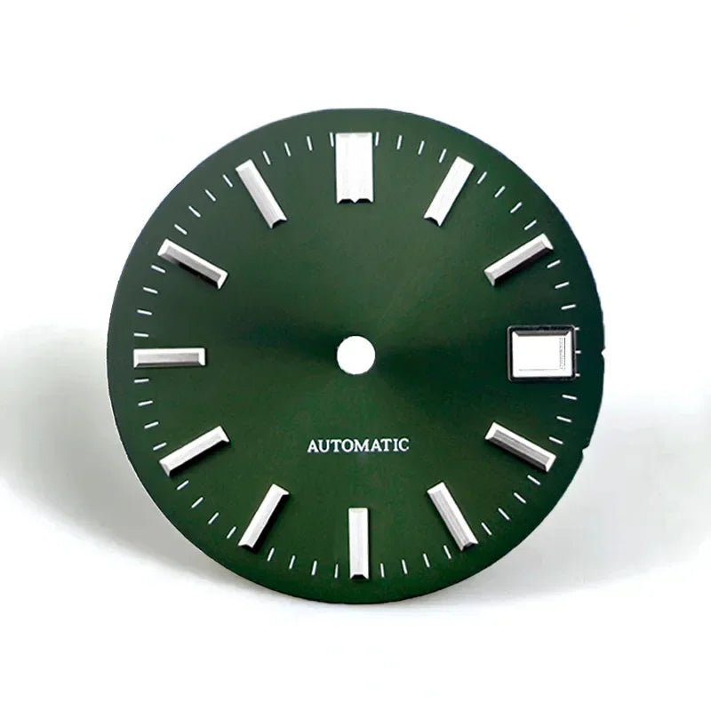 28.5mm Sunburst Dial No Lume NH35 Movement Classic Watch Dial