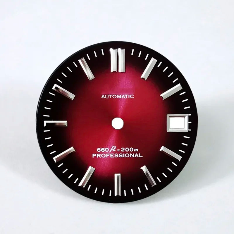 28.5mm Dial Gradient No Lume Matte Balck Dial NH35 Movement