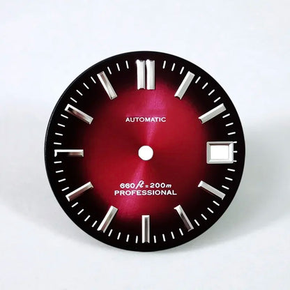 28.5mm Dial Gradient No Lume Matte Balck Dial NH35 Movement