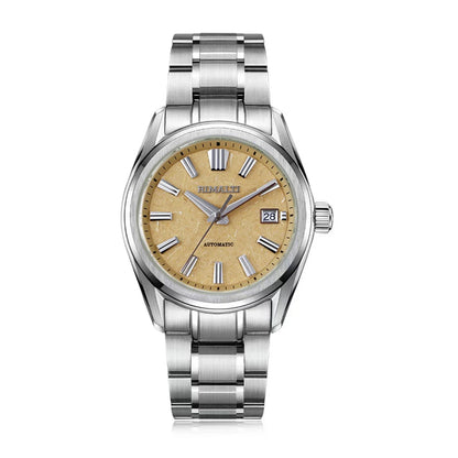 RIMALTI 40mm Watch Linen Dial High-quality Automatic Mechanical Luxury Classic Business Watch Sapphire NH35 Movement 10BAR