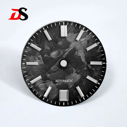 New 28.5mm 6 O'clock Date Dial No Lume Sakura Purple Pink for NH35 Movement SKX007