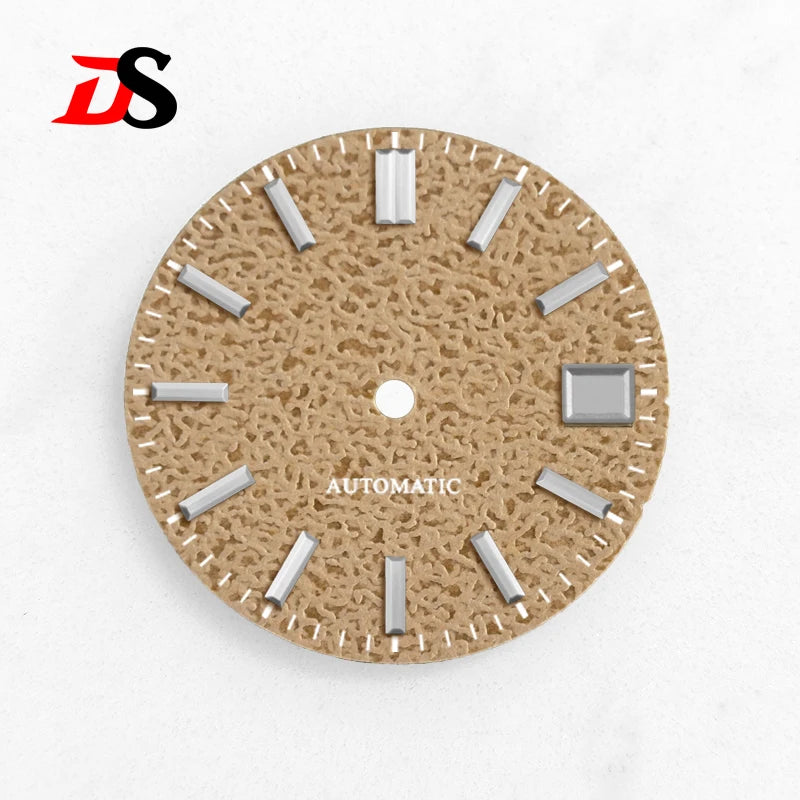 28.5mm Dial Texture Watch Faces No Lume Modified for Nh36 Nh35 Movement