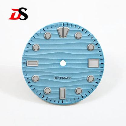 DS 28.5mm Sea Wave GS Dial BGW9 C3 Lume Date NH35 Movement