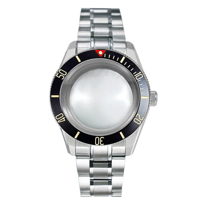 38mm Case with Bezel 38x30.6mm One-way Rotating Sapphire Crystal AR