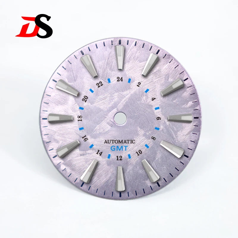Sakura Blue GMT Dial NH34GMT Movement BGW9 C3 Lume No Date 28.5mm