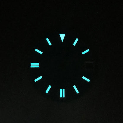 Sunburst Matte Date Dial Blue Lume