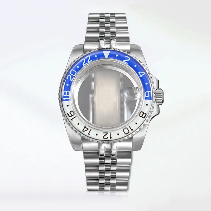 SUB Diving Case 40.5mm Stainless Steel GMT with Jubilee Bracelet NH34 ETA2824 NH35